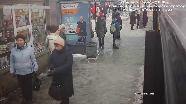 ИНФОТЕХ AVR 8FHD24 видеозапись посадки-высадки пассажиров