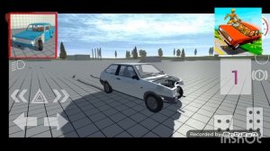Simple car crash VS ВАЗ КРАШ ТЕСТ СИМУЛЯТОР 2