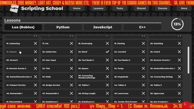 ⤷ Циклы при программировании в Roblox coding loops ⚡11⚡RU⚡EN⚡ Sc смотреть онлайн