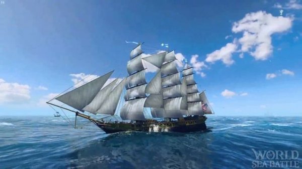 FLYING CLOUD⚓WORLD of SEA BATTLE⚓Американские гонки.