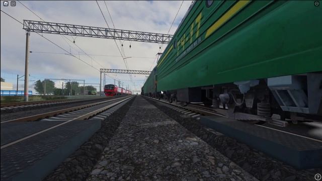 Подборка поездов на ст. Яйва в Roblox. смотреть онлайн
