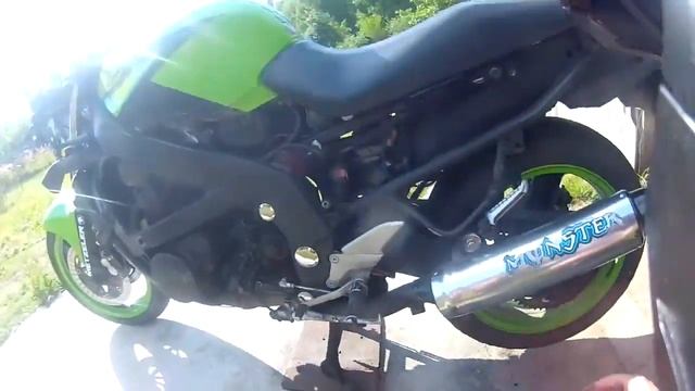 Замена цепи и звёзд Kawasaki ZZR600