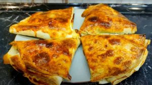 Треугольники из лаваша. Лаваш с начинкой. Завтрак за 15 минут. #топыкатегорий