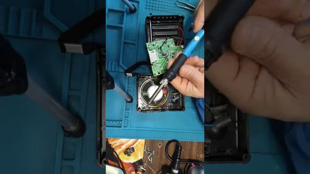 Ремонт колонки замена Smd УНЧ.