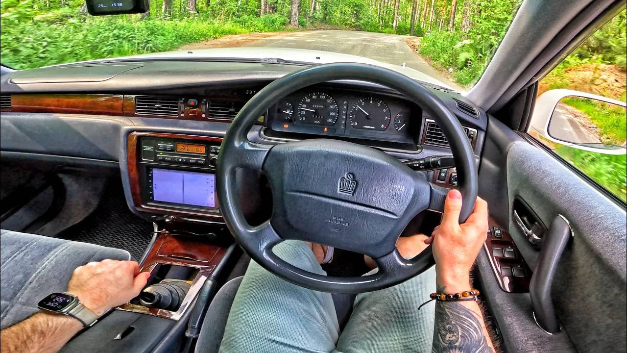 1996 Toyota Crown (S150) 2.0 MT - ТЕСТ-ДРАЙВ ОТ ПЕРВОГО ЛИЦА смотреть онлайн