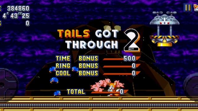 Sonic Mania Plus Tails прохождение