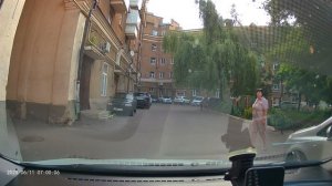 Пример съёмки видеорегистратора AKITAWA