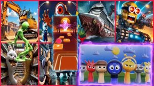 8 Монстров, выполняющих задание - Вращающееся колесо 33