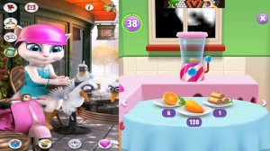 Мой Говорящий Том 2 и Анджела Сумашедший Смузи Челленд