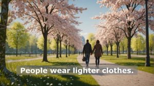 "Рассказ на английском : Весна пришла "