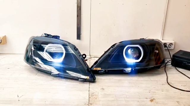 Lada Largus фары светодиодные тюнинг от Ledstudio
