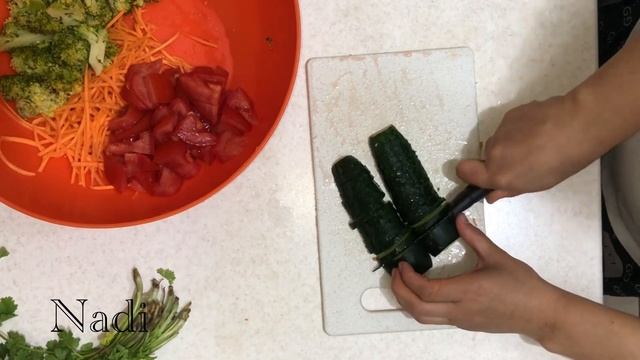 Ең оңай салат! Витаминге бай салаттың бірі! Брокколи қ?