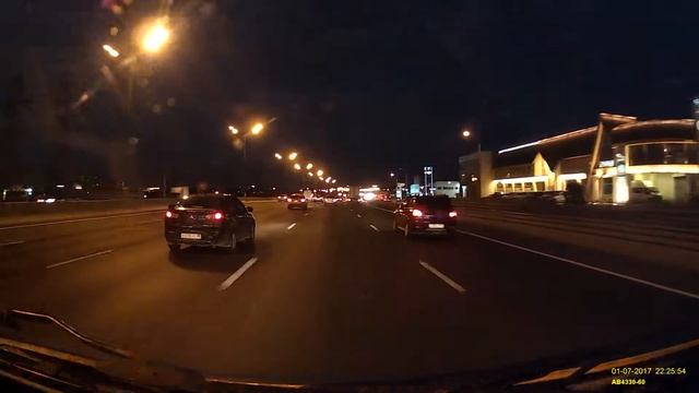 TrendVision TDR 200 ночная съемка