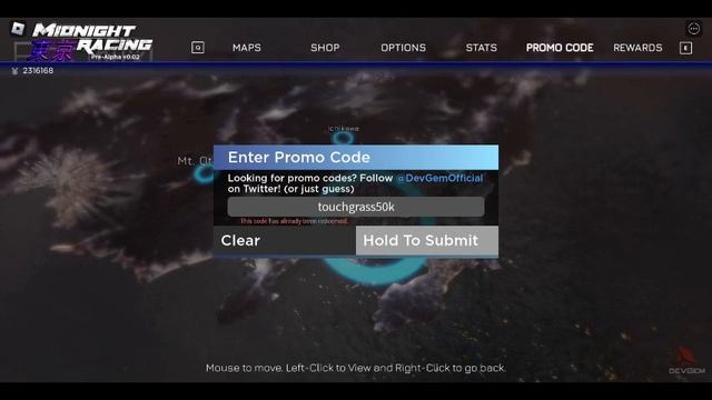 промокоды в игре Midnight Racing: Tokyo ROBLOX смотреть онлайн