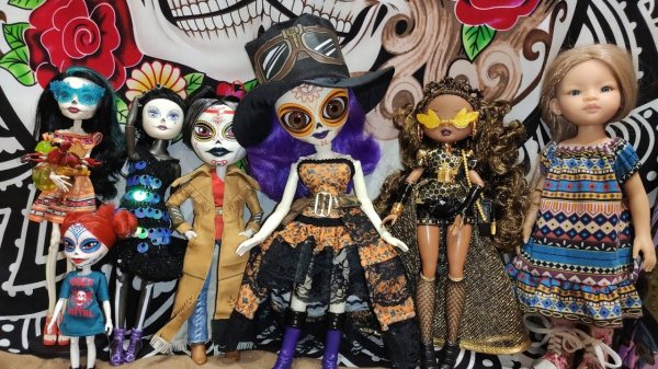 Кукла Катрина Гемма Catrinas, Да необычная, очень красивая, она невероятна и притягивает взгляд