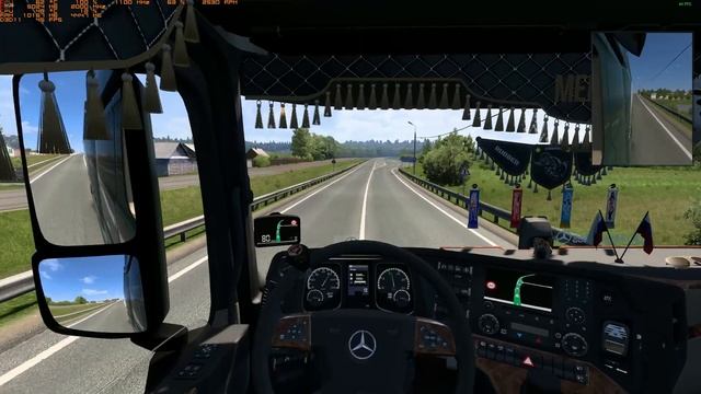 Euro Truck Simulator 2 1,50 продолжаем работать на ТК Петроград-Эк смотреть онлайн