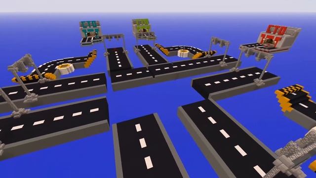 Bed Wars карта - Car Track (HyMagic)