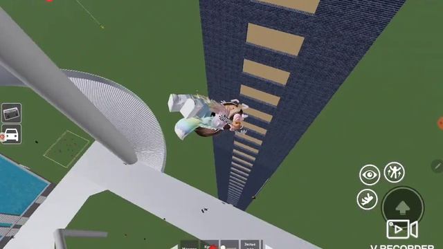 Падение с крыши в Roblox смотреть онлайн