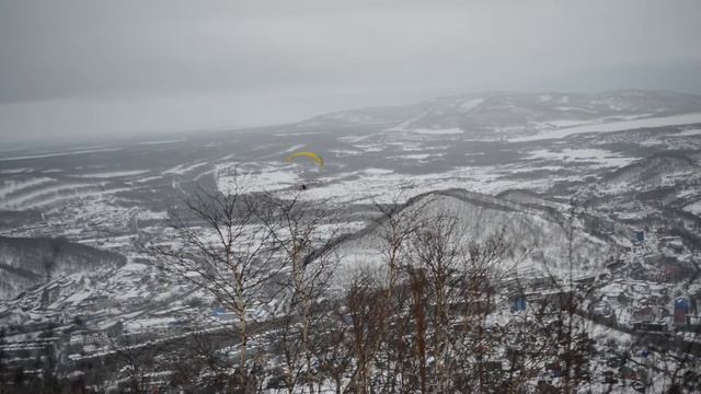 Мой первый полёт с Мишенной сопки.