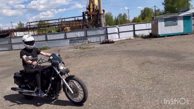 Езда на мото Suzuki Desperado VZ400 смотреть онлайн