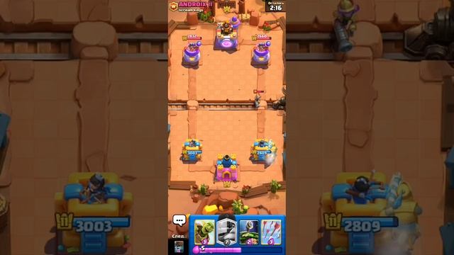 Мощная колода с Еволюцией Мегарыцаря #clashroyale #клешроял смотреть онлайн