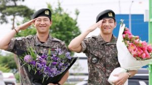 Первое интервью Тэхёна и Намджуна после завершения военной службы