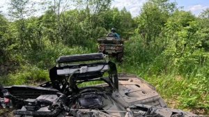 Крутейший дальняк на 4 квадроциклах часть 2