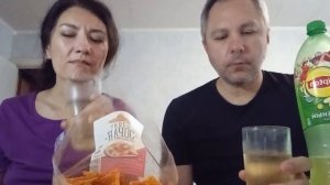 MUGBANG. КУШАЕМ ЧИПСЫ НАЧОС И ПЬЁМ ЧАЙ ЛИПТОН