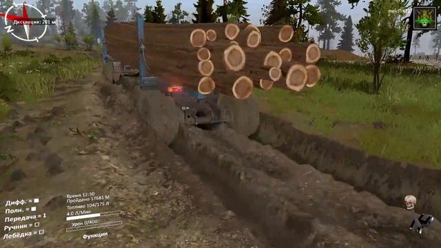 ***SpinTires***Карта***Две Делянки***Серия 5.Автор***SERJ.46. смотреть онлайн