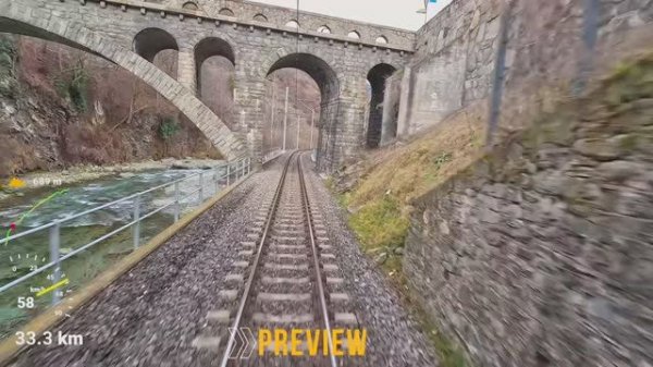 🚄 4К SmartTV ➤ Glacier Express Церматт - Бриг, железная дорога Маттерхорн-Готард, Швейцария! 60fps