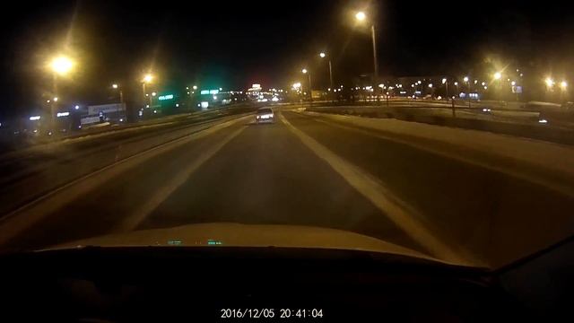 Neoline Z1 Ночная съемка Скоростной участок