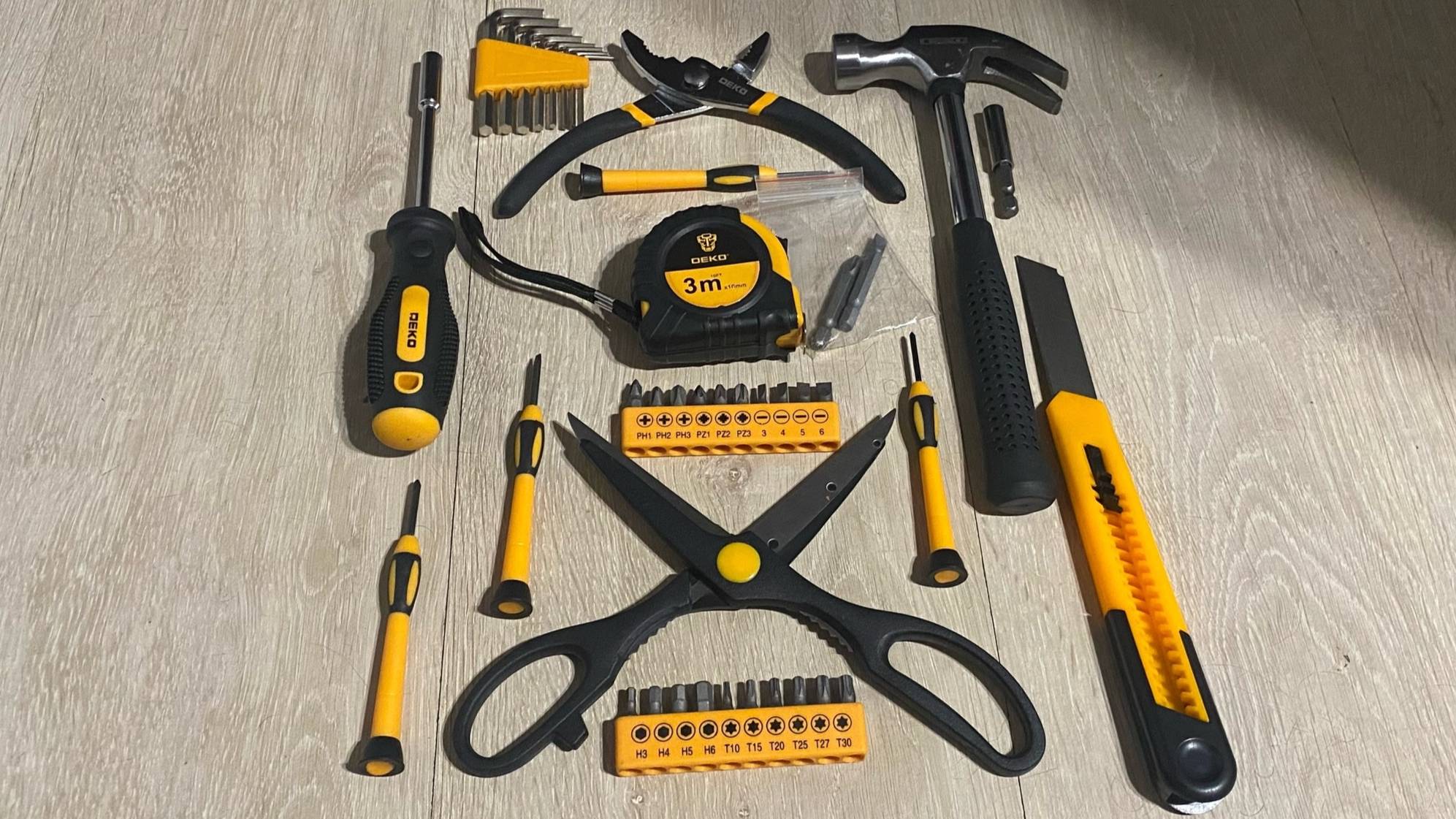 Распаковка и обзор набора инструментов DEKO DKMT41 смотреть онлайн