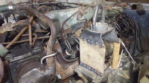 установка двигателя мерседес на камаз om401 om402 om422