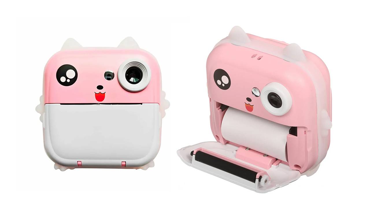 Детский фотоаппарат с принтером фотографий и бумагой смотреть онлайн
