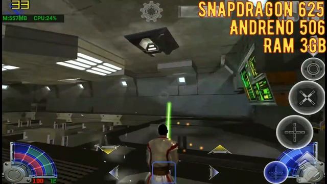 Star Wars Jedi Academy на Телефоне Redmi Note 4x (Snapdragon 625/Adreno 506/3gb) смотреть онлайн