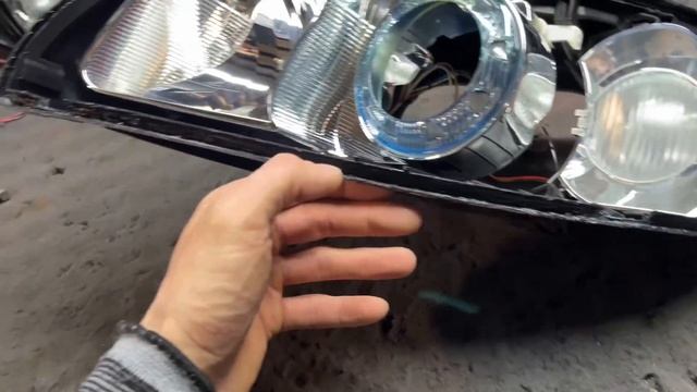 Volvo c30 - ремонт фар, замена линз на диодные Expression Drive смотреть онлайн