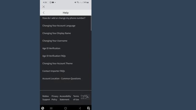 Как изменить местоположение в учетной записи Roblox | Мож