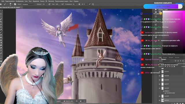 Башня для принцессы готова! #общение  #photoshop