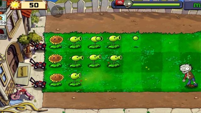 Plants vs zombies уровни 2-3-4