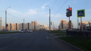 Россия Башкортостан, город Стерлитамак, едем по краю г