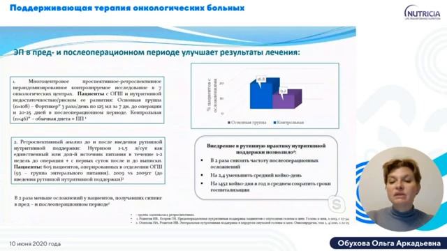 Особенности нутритивной поддержки при опухолевом поражении желудочно-кишечного тракта смотреть онлайн