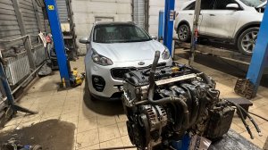 Kia Sportage 4. Не вовремя вырезанный катализатор = капиталка!