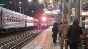 Прибытие поезда 047 «Санкт-Петербург - Самара» на вокзал