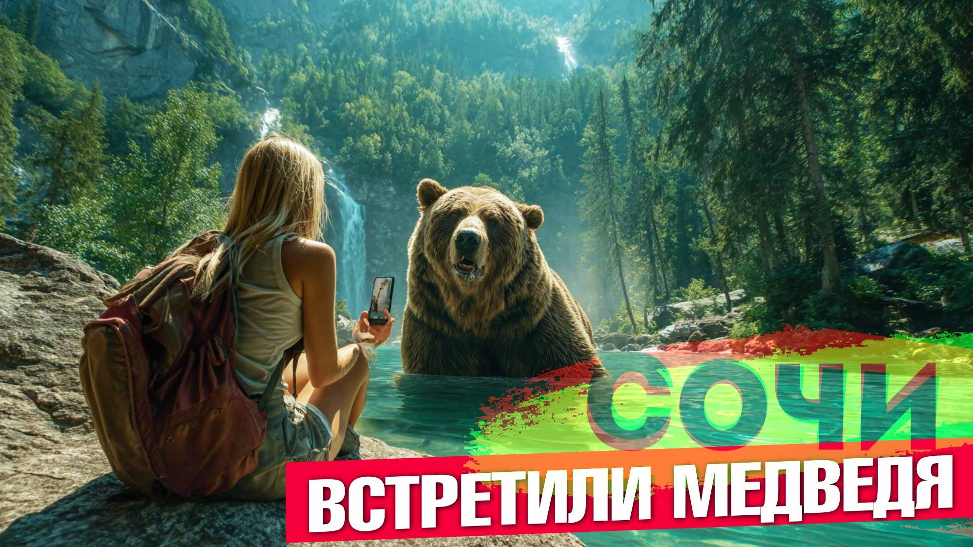 СОЧИ 🐻 ВСТРЕТИЛИ МЕДВЕДЯ В ЛЕСУ - ДОЛИНА РЕКИ АШЕ / ДОЛЬМЕНЫ Часть-1 смотреть онлайн