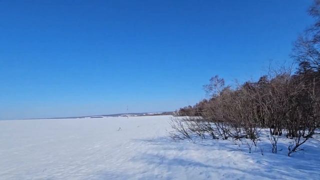 Холмы Башкирии в марте. Высочайшая точка Русской равн?