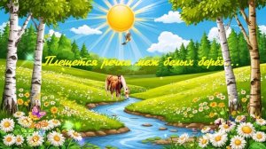 Плещется речка меж белых берёз... ВИДЕО ПЕСНЯ В ДУШУ