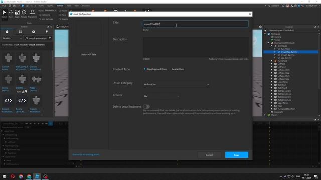 Как сделать присед(tutorial Roblox Studio) смотреть онлайн