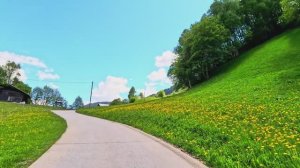 Швейцарская природа За рулем, качество 4K