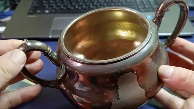 Конфетница Berndorf конца 19 века.