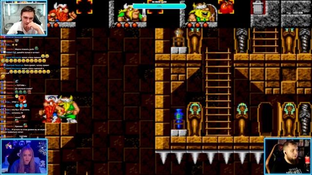 КАТЯ ТЭСЛЯ ★★★LOST VIKINGS. Прохождение в кооперативе с She смотреть онлайн